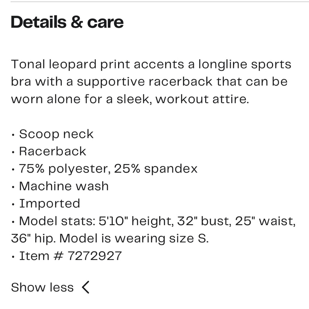 90 Degree by Reflex Wonerlink Black Leopard Print Racerback Sports Bra - Picture 13 of 13